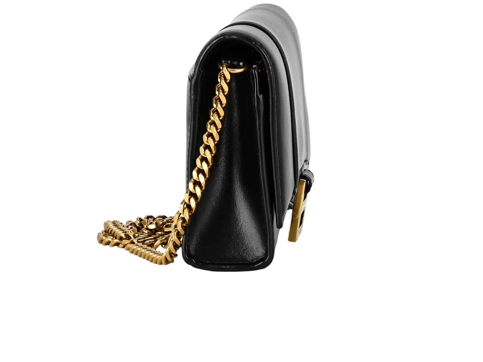 Hourglass Woc, &pound;650, Handbags, Black, Leather, Side view